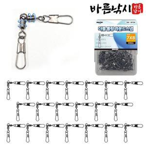 스매쉬 더블 롤링 라운드 스냅 도래 핀도래 쭈꾸미 갑오징어 한치 오모리 낚시 직결 채비