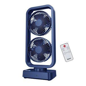 B루베크007 리모컨 듀얼팬 양날개 선풍기 USB충전식 (WFHU6UC)