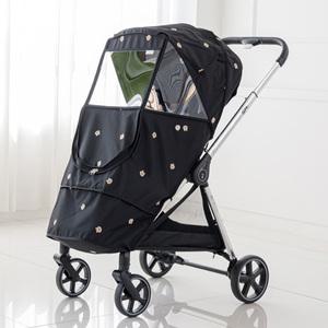 잉글레시나 일렉타 퀴드3 나우 앱티카 시그니처 자수사계절 유모차 방풍커버