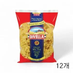 디벨라 파르팔레 85번 500g X 12개 리본모양 듀럼밀 (WFGUG3O)
