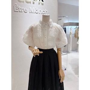 [갤러리아] 벌룬 소매 플라워셔츠(GT7SH036F)