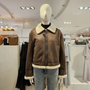 [대구백화점] [미센스]라이더형인조무스탕점퍼(MB4ZFUMD01Z)