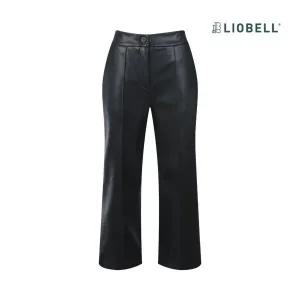 리오벨 레더렛 세미 와이드 팬츠