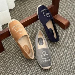 자수프린트 에스파듀 슬립온 로퍼