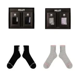 밀레 MILLET 등산 아웃도어 남 여 스포츠 2족 양말 선물세트 MXTXO907