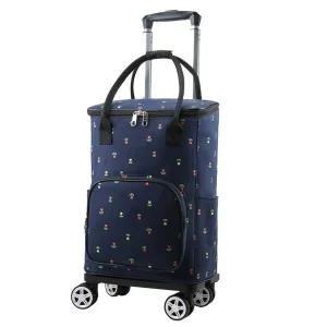 접이식장바구니 바퀴달린장바구니 휴대용 시장캐리어