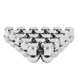 스톡 휠용 20개 m14x1.5 러그 너트, 2015/2016/2017/2018/2019/2020 엣지 MKX MKZ 에비에이터 원피스 크롬 OEM 팩토리 스타일 너트 교체