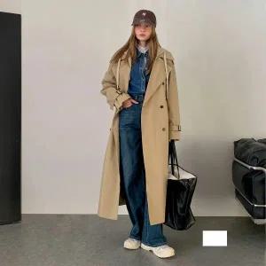 [신세계라이브쇼핑][바스카라] 후드 롱 트렌치 코트 (2colors)