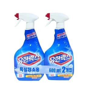 유한락스 600ml_2입 욕실청소용