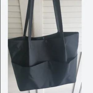 가벼운 나일론 숄더백 여행 가방 보부상가방 빅백 앞포켓 프라다원단 호보백