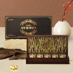 명원담 프리미엄 침향 황제단 5gx10환/침향 산삼 녹용 고중량 금박개별포장/감사선물 부모님선물