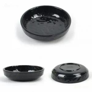 멜라민 간장 종지 소스그릇 반찬접시 88cm 10호 블랙