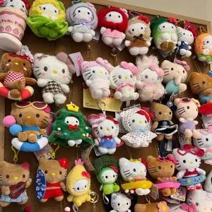 키티 크리스마스 트리 키링 열쇠고리 귀여운 헬로키티 인형 책가방 펜던트 생일 선물 악세사리