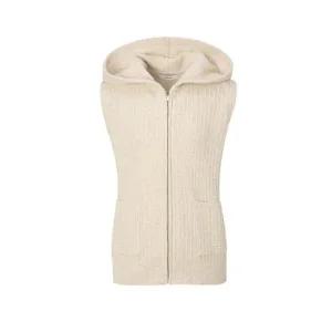 [셀러허브]헤지스 여성s 울100 변형 케이블 후드 베스트 베이지 HSSW5D003I2 (S42288463)