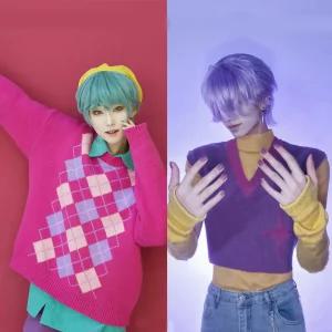 사자보이즈 베이비옷 케데헌 미스테리 할로윈 케이탑데몬헌터스 복장 베이비 코스프레 니트 의상