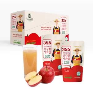 355 리얼100 건강한 사과즙 110ml X30