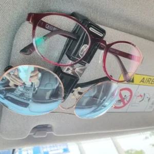 1+1 차량용 선글라스 홀딩거치대 고급형썬그라스클립 썬글라스 클립 소품 차선