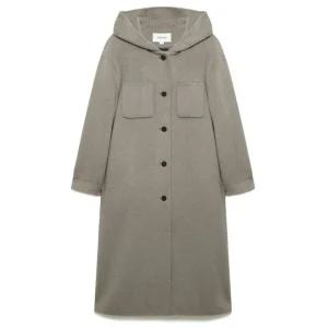 나이스클랍 후드 롱 코트N244MWCB51 1016722