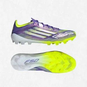 [아디다스] F50 엘리트 2G3G AG Football - Purple Rush Cloud White Lucid Lemon JH7639 2472049