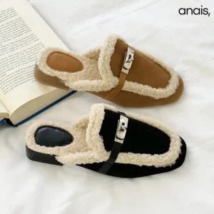 [아나이스] 스웨이드 털안감 블로퍼 3cm_25F216 [무료배송]