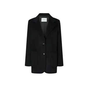 [셀러허브 패션]헤지스 여성s 캐시미어 블렌디드 테일러드 자켓 블랙 HSJA5D902BK