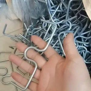 정원용 M형 나뭇가지 고정 클립 묘목 줄기 고추대 지지대 가지 식물 13cm 19개