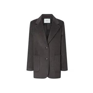 [셀러허브 패션]헤지스 여성s 캐시미어 블렌디드 테일러드 자켓 카키 HSJA5D902K2