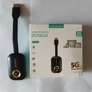 무선미러링 Mirascreen G9 Plus 24G5G 4K 무선 H265 HD Wifi 디스플레이 동글 Miracast Airplay DLNA TV 스