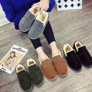 여성털슬립온털신 털신발 슈즈 데일리 방한 겨울tuv562