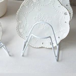 접시거치대 많은 접시를 보관하는 AUX 접시홀더 소+대 2P세트 스텐접시홀더