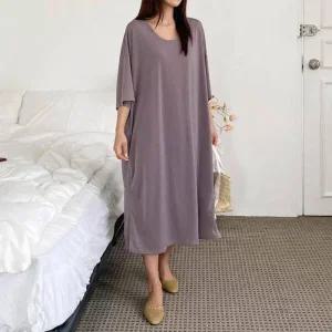 [라일리여성의류] Rly 링클 쉬폰 여름 여성 발레반 루즈핏 셔츠 유넥