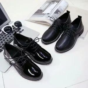 [아우트]마틴화 하이힐 유광 옥스퍼드화 데일리