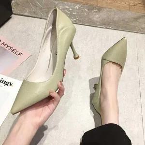 [아우트]슈즈 미들힐 커리어우먼구두 패션 여성화