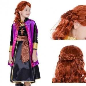 가발 캐릭터코스튬 여아 공주의상소품 겨울왕국2 안나