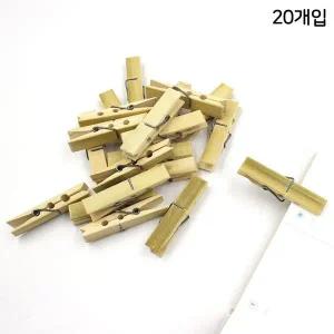 다용도 나무집게 20개입