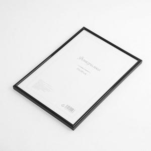 포토 모던 블랙) 심플 아크릴 액자 상장 (A4