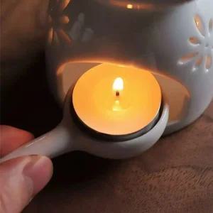 고품질 세라믹 캔들 홀더 2p 촛대 트레이 받침대 캔들용기 (WFHS4H6)