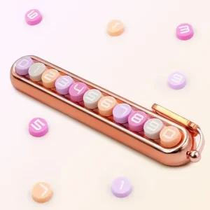 자동차 레트로 임시 주차번호판 주차알림판 로즈골드 자동차주차번호판 차량주차번호판