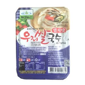 칠갑농산 우리쌀국수 멸치맛 77.5g x 6개