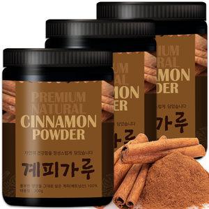 시나몬 계피 가루 300gx3통 100% 통째로 갈아만든 파우더