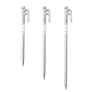 스테인레스 단조팩 4P 캠핑 텐트 타프 천막 고정용 20cm 30cm 40cm 핑거 팩