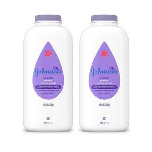 Johnson's Lavender Baby Powder 존슨즈 베이비 라벤더 파우더 15oz(425g) 2팩