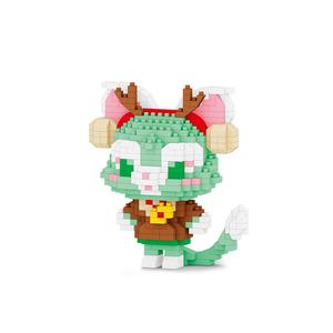 나노블럭 루돌프 민트 고양이 472조각(PCS)