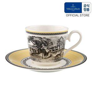 [빌레로이앤보흐] 아우든펌 블랙퍼스트잔 세트 1인조