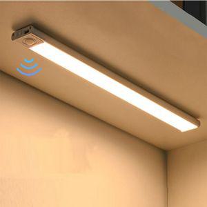 초슬림 무선 센서등 80cm /충전식 독서실 책상 현관 계단 주방 욕실 화장실 거실 조명