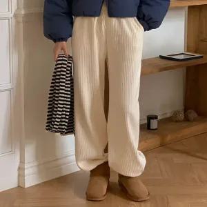 [코코블랑] 코듀로이 투웨이 팬츠(밍크기모)