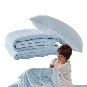 코코리찌 눈꽃 냉감이불 인견 시어커서 보다 시원한 여름 차렵 이불 메쉬 패드 베개 커버 세트 슈퍼싱글