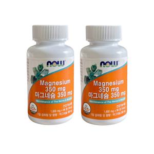 나우푸드 마그네슘 350mg 90정 2병 6개월분