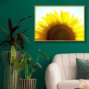 [RGM76838]1 해바라기사진 A2 골드알루미늄 풍수그림