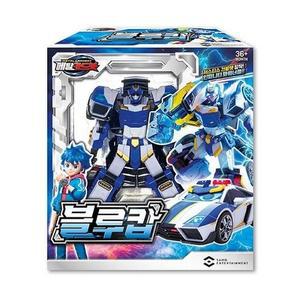 [XBGLH199]메탈 카드봇 어린이 변신 로봇 장난감 블루캅